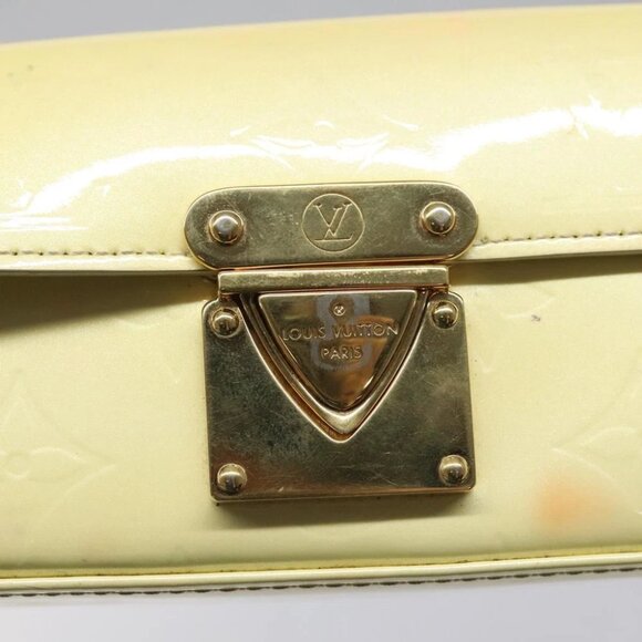 LOUIS VUITTON Vernis Pochette lagoon Glasses Case Perle M91801 LV Auth 118256 - Picture 10 of 16